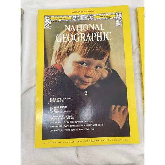 Nat Geo Jan–Jun 1976 Slipcover Set | Science, Nature, Travel Magazine - Picture 10 of 16
